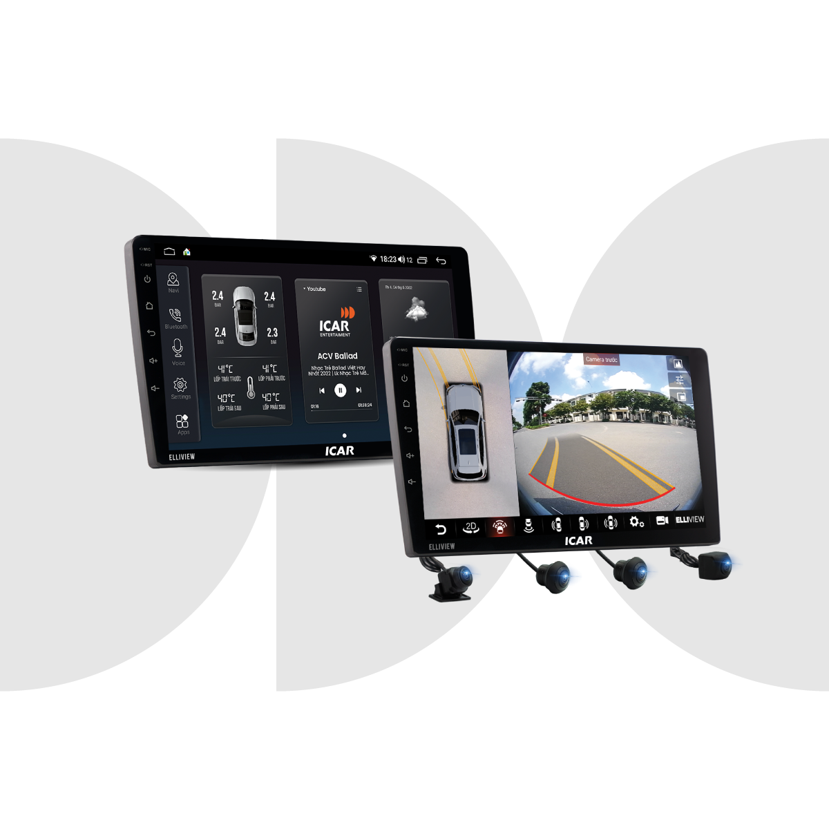 MÀN HÌNH ANDROID LIỀN CAM 360 ICAR ELLIVIEW S4 PREMIUM 2024